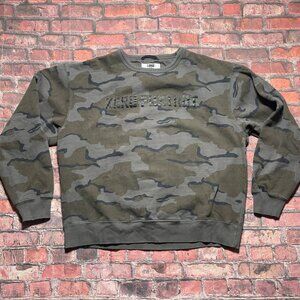 Zero Foxtrot Womens Camo Graphic Crewneck Sweatshirt Size Large Tactical
